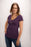 Momzelle Nursing V Neck T- Shirt Dalhla
