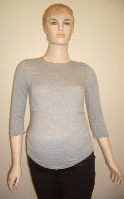 Sofi Co Basic Top -  Heather Grey