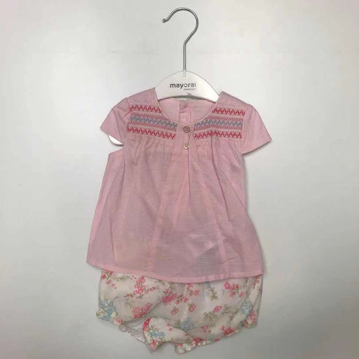 Mayoral Bloomer Set Baby Rose 4-6m
