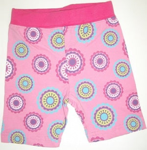 CR KIDS Geometric Print Bike Short - Hot Pink