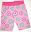 CR KIDS Geometric Print Bike Short - Hot Pink