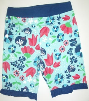 CR KIDS Tulip Print Bike Short - Ice Blue