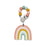 Loulou Lollipop Silicone Teether Set - Pastel Rainbow