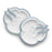 BABYBJÖRN Baby Plate, Spoon & Fork Powder Blue 2 Sets