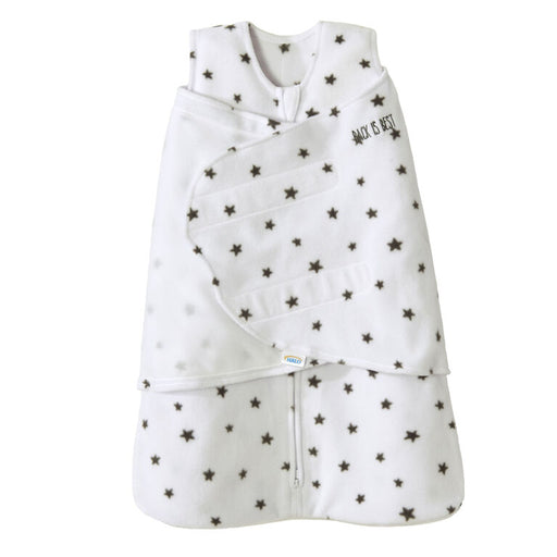 HALO SleepSack Swaddle - Micro Fleece - Charcoal Stars