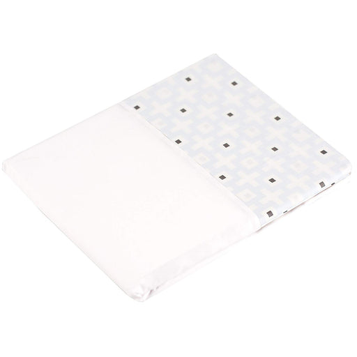 Kushies Crib Skirt Ben&Noa Blue Squares (BN751-105)