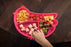 Innobaby Silicone Suction Divided Plate Chicken/Pink