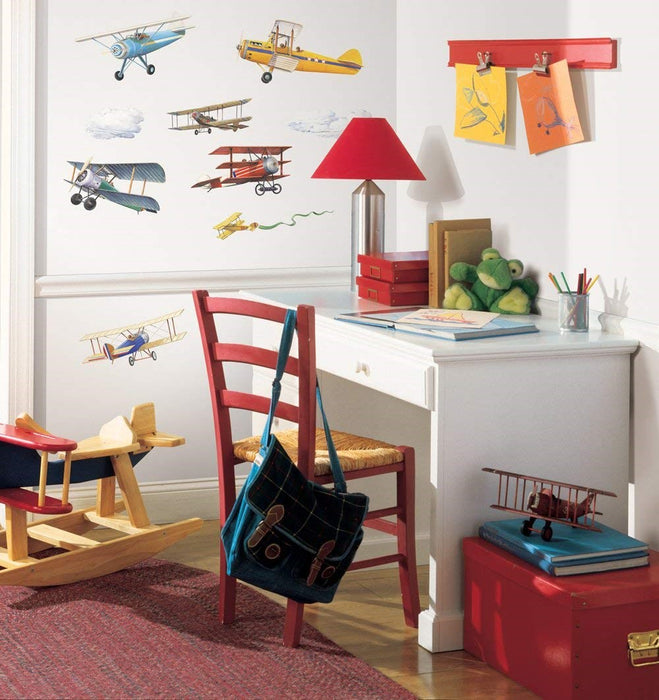 RoomMates Vintage Planes Peel & Stick Border