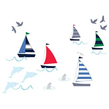 Lambs & Ivy Regatta Wall Appliques