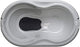 Rotho TOP Bath Tub - Stone Grey  (Markham Store Pick Up Only)