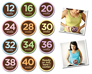 Sticky Bellies Milestone Stickers - Oh Sew Ready - Maternity