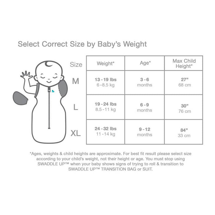 Love To Dream SwaddleUP Organic 1.0 TOG - Cream