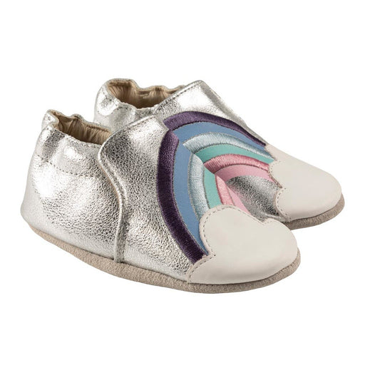 Robeez S20 Hope Soft Soles - Silver Leather