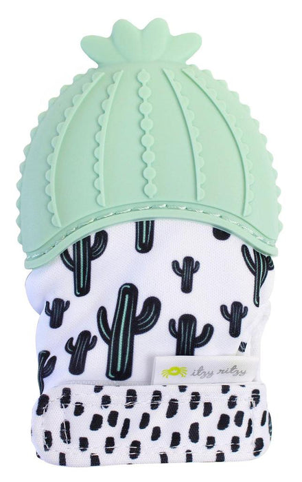 Itzy Ritzy Silicone Teething Mitts - Cactus