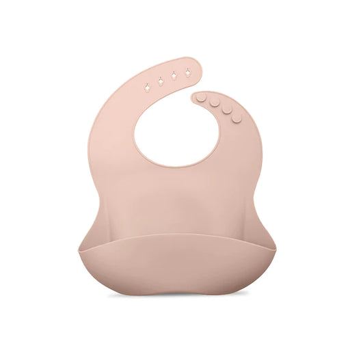 Nouka Silicone Bib - Soft Blush