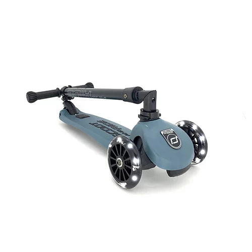 Scoot & Ride HighwayKick 3 LED - Steel