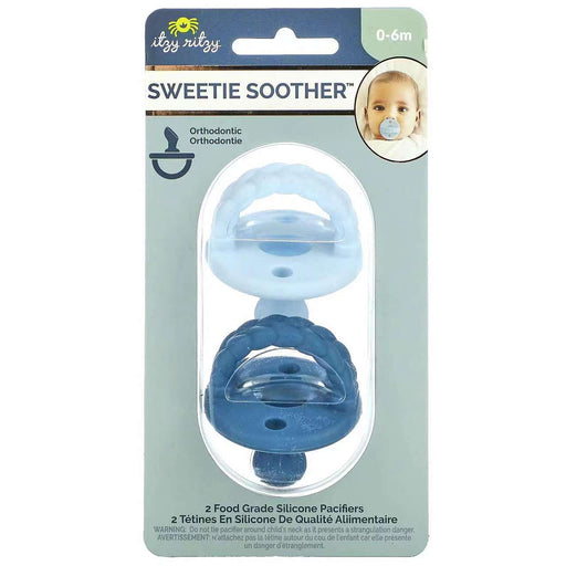 Itzy Ritzy Orthodontic Pacifier 2pk - Sky & Surf
