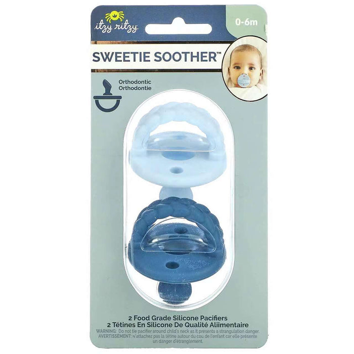 Itzy Ritzy Orthodontic Pacifier 2pk - Sky & Surf