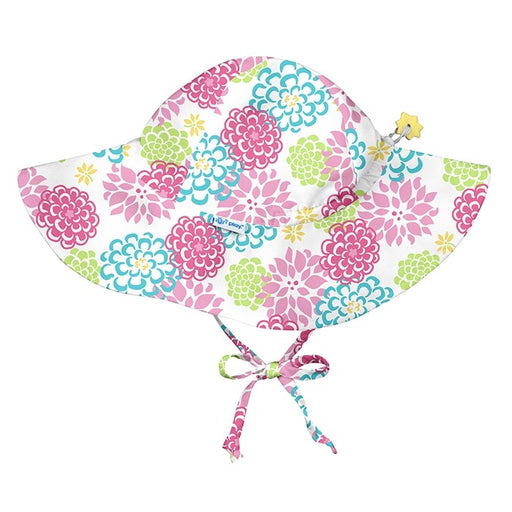 I play by Green Sprouts Brim Sun Protection Hat White Zinnia