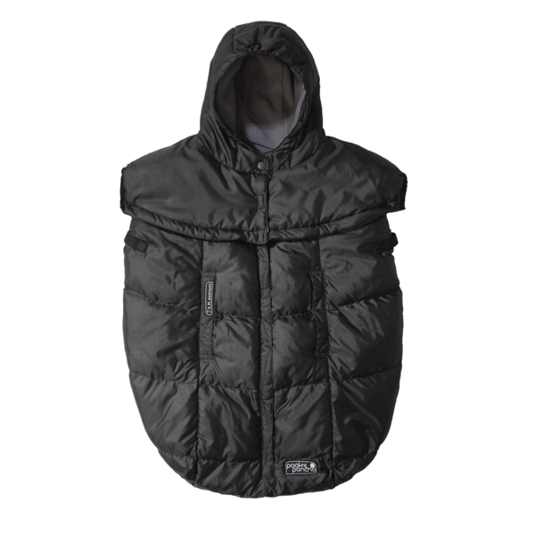 7 AM Enfant Pookie Poncho Black