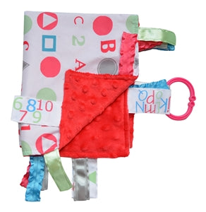 Baby Jack & Co ABC 123 Sensory Educational - Pink Lovey