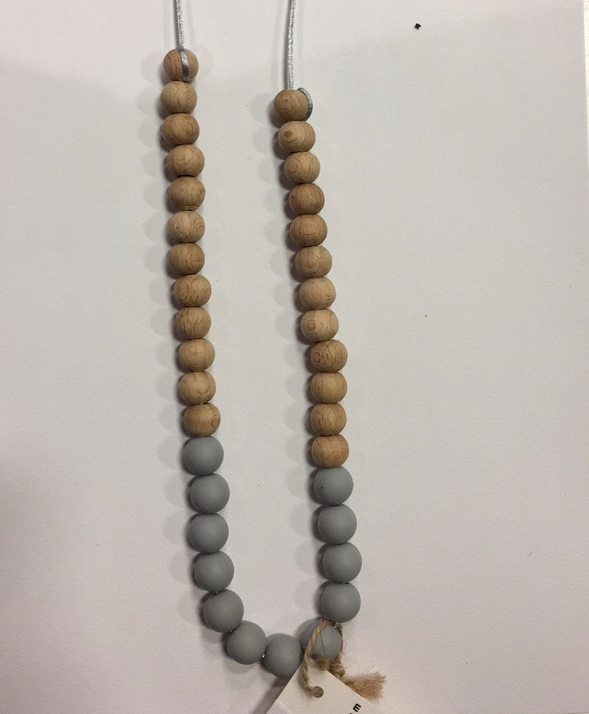 Mom Necklace "The Favorit" By Pois Et Mois - Light Gray