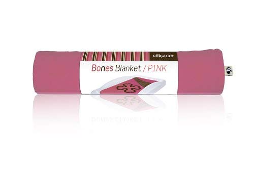 The Shrunks Crest Blanket for Toddler Bed - Pink Cross Bones