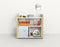 FLEXA Mini A 1Shelf & 1Bookcase Clear Lacq. 81-26203-80 (Markham In store pick-up Only)