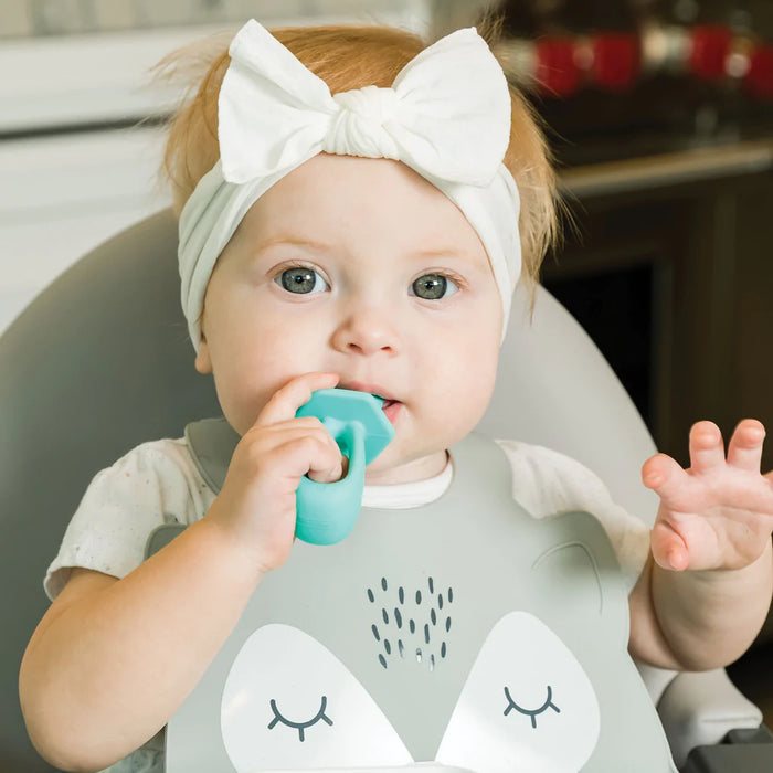 Tiny Twinkle Silicone Training Utensils - Mint