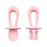 Tiny Twinkle Silicone Training Utensils - Rose