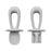 Tiny Twinkle Silicone Training Utensils - Grey