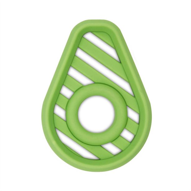 Itzy Ritzy Silicone Baby Teether - Avocado