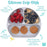 Bumkins Silicone Grip Dish Grey