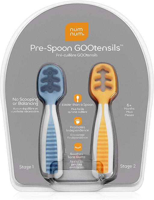 Num Num Pre-Spoon GOOtensils™ Orange/Blue