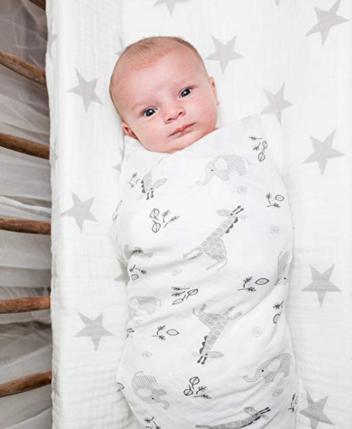 Lulujo Swaddling Blanket Muslin Afrique