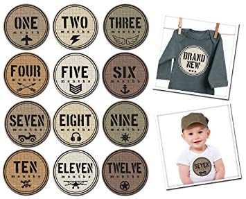 Sticky Bellies Milestone Stickers - Little Trooper