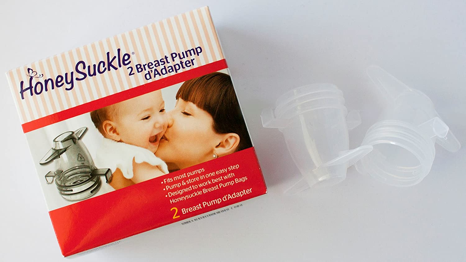Honeysuckle Breast Pump d'Adapter 4-Pack