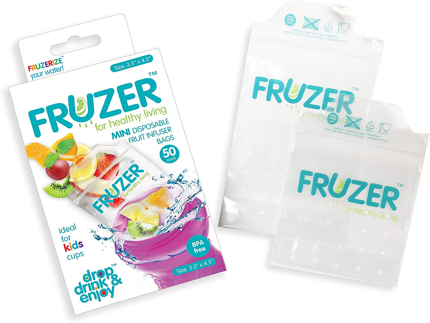 Fruzer Disposable Mini Bags 50 pk