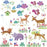 RoomMates Woodland Baby Peel and Stick Wall Decals RMK2775SCS