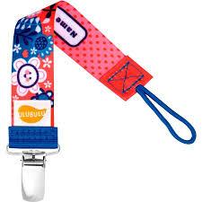 Ulubulu Pacifier Clip - Bloom