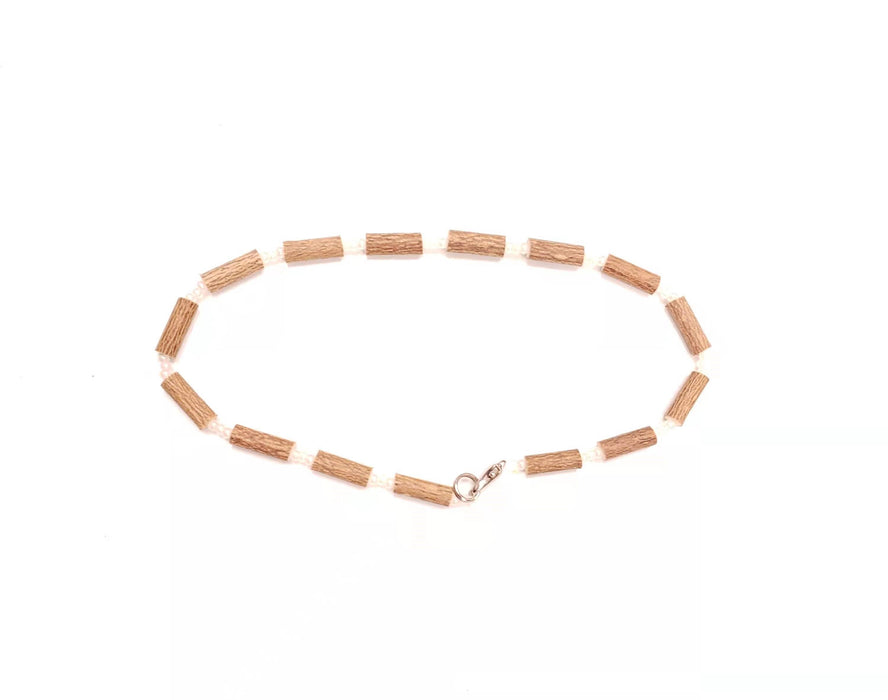 Bienfaits Noisetier/Healing Hazel Teething Necklace-10.5 Inches - White