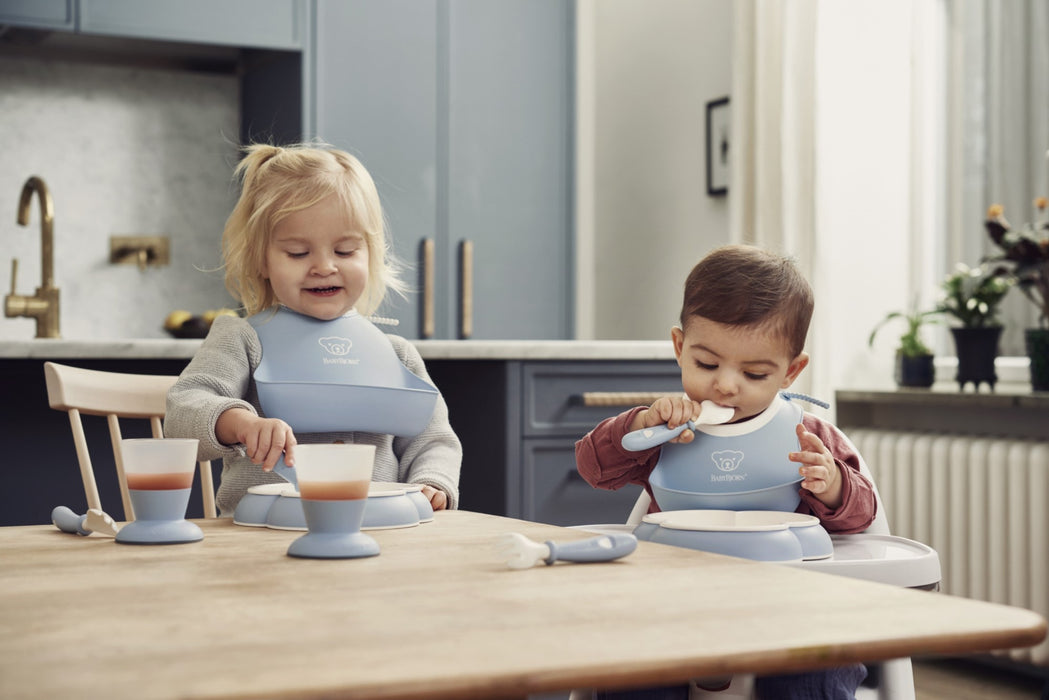 BABYBJÖRN Baby Feeding Set - Powder Blue