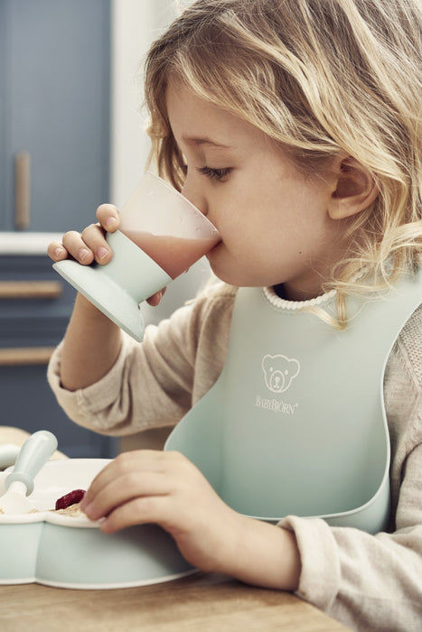 BABYBJÖRN Baby Feeding Set - Powder Green