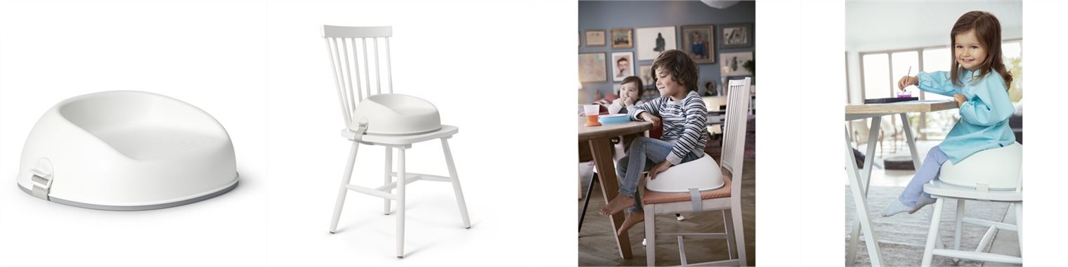 BABYBJÖRN Booster seat – White/Grey
