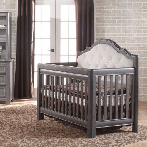 Pali Cristallo Forever Crib - Fabric Panel (Granite)