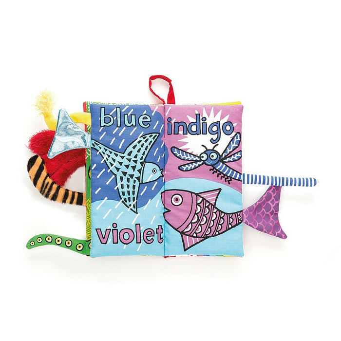 Jellycat Soft Cloth Baby Books - Rainbow Tails