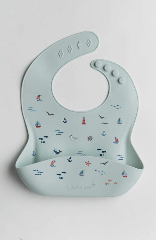 Loulou Lollipop Silicone Bib - Set Sail