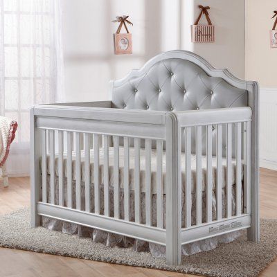Pali 2201 Cristallo Forever Crib Grey Vinyl Panel (Vintage White)