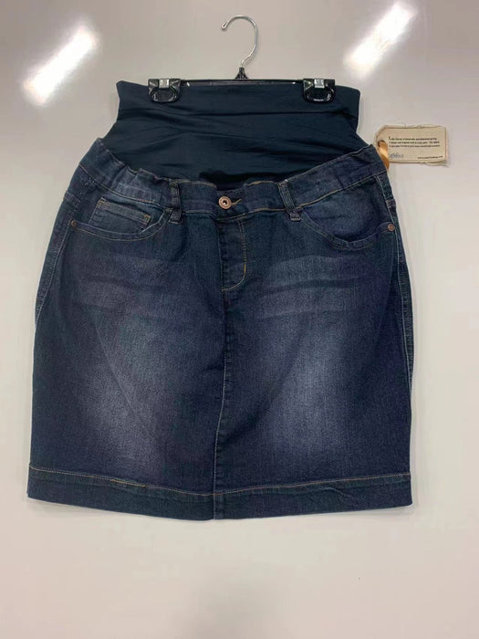 Lilac Denim Pencil Skirt