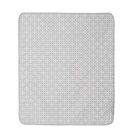 CoCalo Mix & Match Lattice Reversible Coverlet Julian Grey